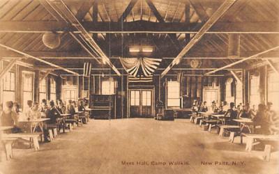 Mess Hall Camp Wallkill New Paltz, New York Postcard