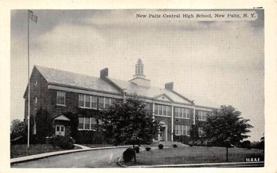Central High School New Paltz, New York Postcard