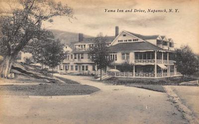 Yama Inn and Drive Napanoch, New York Postcard