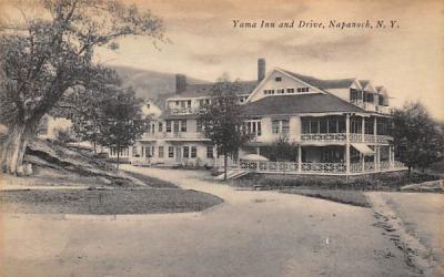 Yama Inn and Drive Napanoch, New York Postcard
