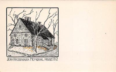 Jean Hasbrock Memorial House 1712 New Paltz, New York Postcard