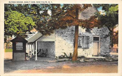 Elting House 1689 New Paltz, New York Postcard