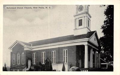 Reformed Dutch Church New Paltz, New York Postcard