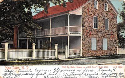 Old Du Bois House 1705 New Paltz, New York Postcard