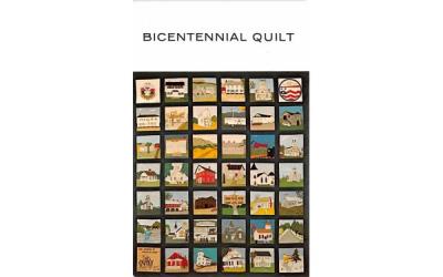 Bicentennial Quilt New Scotland, New York Postcard