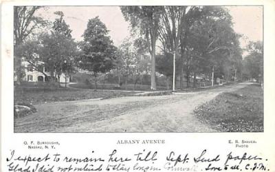 Albany Avenue Nassau, New York Postcard