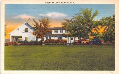 Country Club Newark, New York Postcard