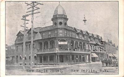 New Eagle Hotel New Berlin, New York Postcard