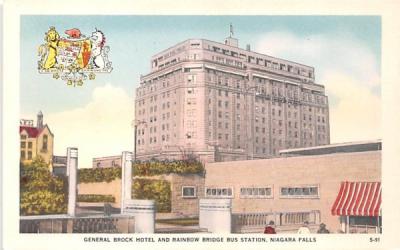 General Brock Hotel Niagara Falls, New York Postcard
