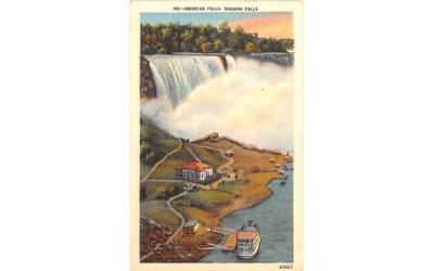 American Falls Niagara Falls, New York Postcard