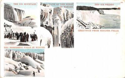 Ice Mountain Niagara Falls, New York Postcard