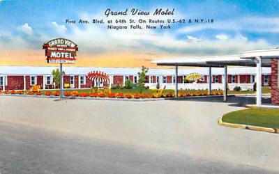 Grand View Motel Niagara Falls, New York Postcard