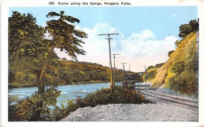 Along the Gorge Niagara Falls, New York Postcard