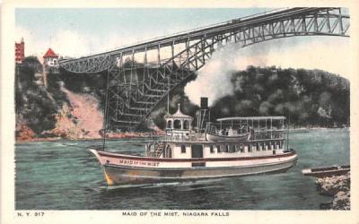 Maid of the Mist Niagara Falls, New York Postcard