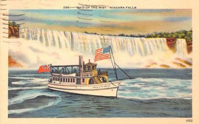Maid of the Mist Niagara Falls, New York Postcard
