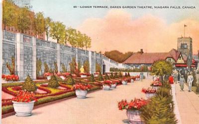 Lower Terrace Niagara Falls, New York Postcard