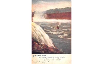 Falls of Niagara Niagara Falls, New York Postcard