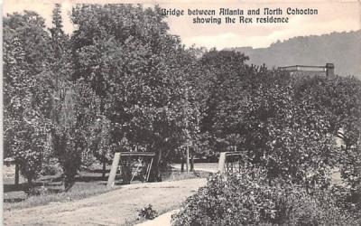 Bridge between Atlanta and North Cohocton New York Postcard