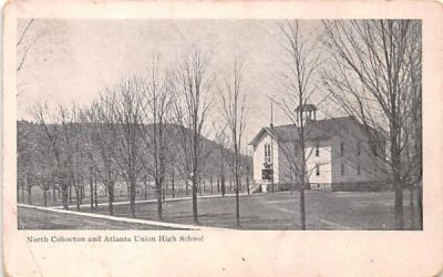 North Cohocton & Atlanta Union High School New York Postcard