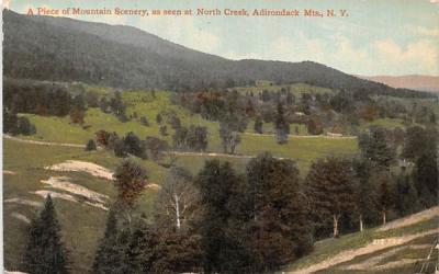 Mountain Scenery North Creek, New York Postcard