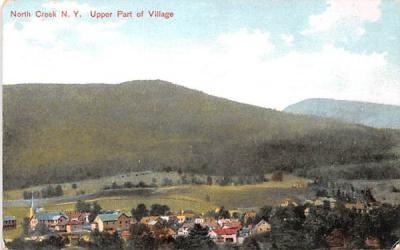 Upper Part of Village North Creek, New York Postcard