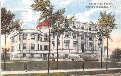 Felton High School North Tonawanda, New York Postcard