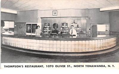 Thompson's Restaurant North Tonawanda, New York Postcard