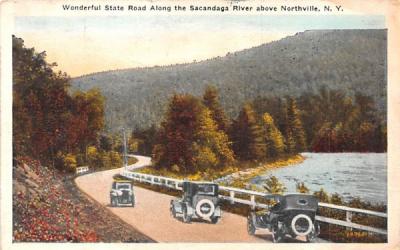 Sacandaga River Northville, New York Postcard