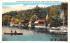 Cottages near the Outlet of the Lake Newburgh, New York Postcard