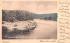 Delaware River above the Bridge Narrowsburg, New York Postcard