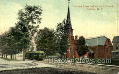 Methodist Church - Oneonta, New York NY Postcard