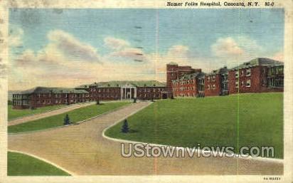 Homer Folks Hospital - Oneonta, New York NY Postcard