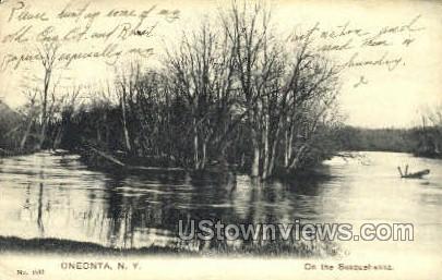 Susquehanna - Oneonta, New York NY Postcard