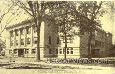 Oneonta High School - New York NY Postcard