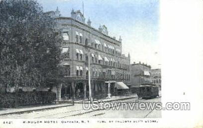 Windsor Hotel - Oneonta, New York NY Postcard