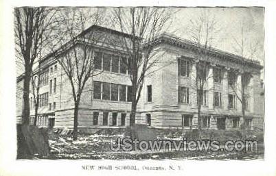 New High School - Oneonta, New York NY Postcard