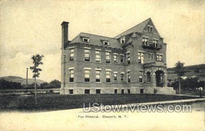 Fox Hospital - Oneonta, New York NY Postcard