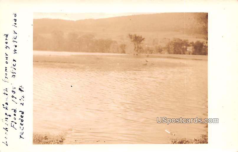 Looking South from Yard - Oneonta, New York NY Postcard