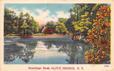 Greetings from Olivebridge, New York Postcard