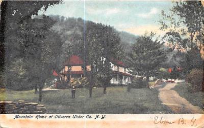 Mountain Home Oliverea, New York Postcard