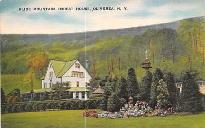 Slide Mountain House Oliverea, New York Postcard
