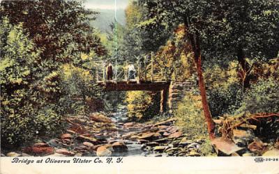 Bridge Oliverea, New York Postcard