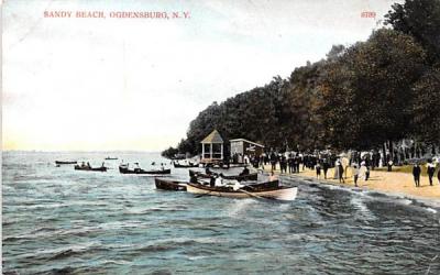 Sandy Beach Ogdensburg, New York Postcard