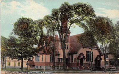 Congregational Church Ogdensburg, New York Postcard