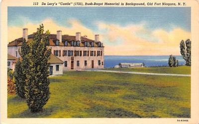 De Lery's Castle Old Fort Niagara, New York Postcard