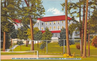 Hotel Mohawk Old Forge, New York Postcard
