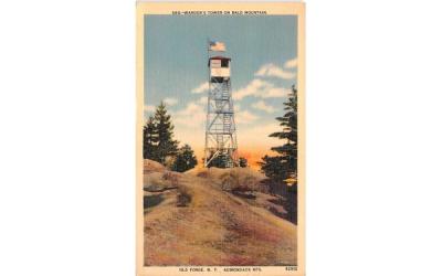 Warden's Tower Old Forge, New York Postcard