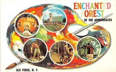Enchanted Forest Old Forge, New York Postcard