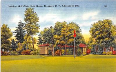 Thendara Golf Club Old Forge, New York Postcard