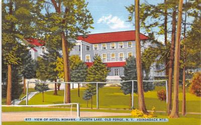 Hotel Mohawk Old Forge, New York Postcard